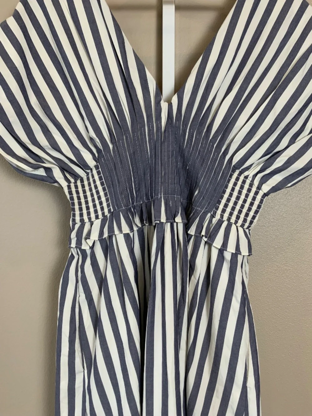 Anthropologie V-Neck Zip-Front Midi Dress - Picture 14 of 16